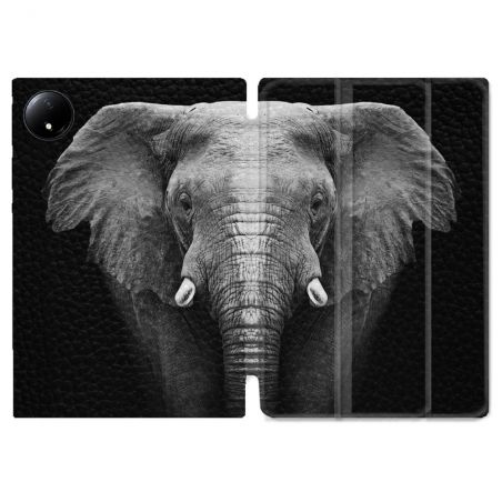 Coque Renforcée Pour Xiaomi Redmi Pad SE 8.7 Animal Elephant Noir
