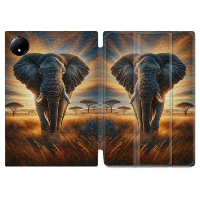 Coque Renforcée Pour Xiaomi Redmi Pad SE 8.7 Animal Elephant Savane