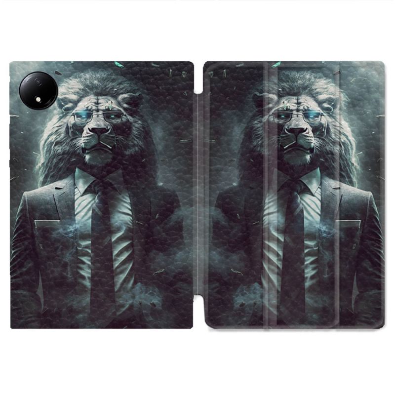 Coque Renforcée Pour Xiaomi Redmi Pad SE 8.7 Animal Lion Business
