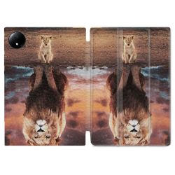 Coque Renforcée Pour Xiaomi Redmi Pad SE 8.7 Animal Lion Reflet