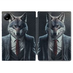 Coque Renforcée Pour Xiaomi Redmi Pad SE 8.7 Animal Loup Business