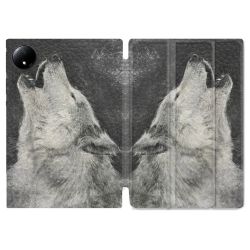 Coque Renforcée Pour Xiaomi Redmi Pad SE 8.7 Animal Loup Hurlement
