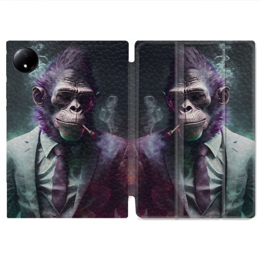 Coque Renforcée Pour Xiaomi Redmi Pad SE 8.7 Animal Singe Business