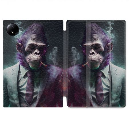 Coque Renforcée Pour Xiaomi Redmi Pad SE 8.7 Animal Singe Business