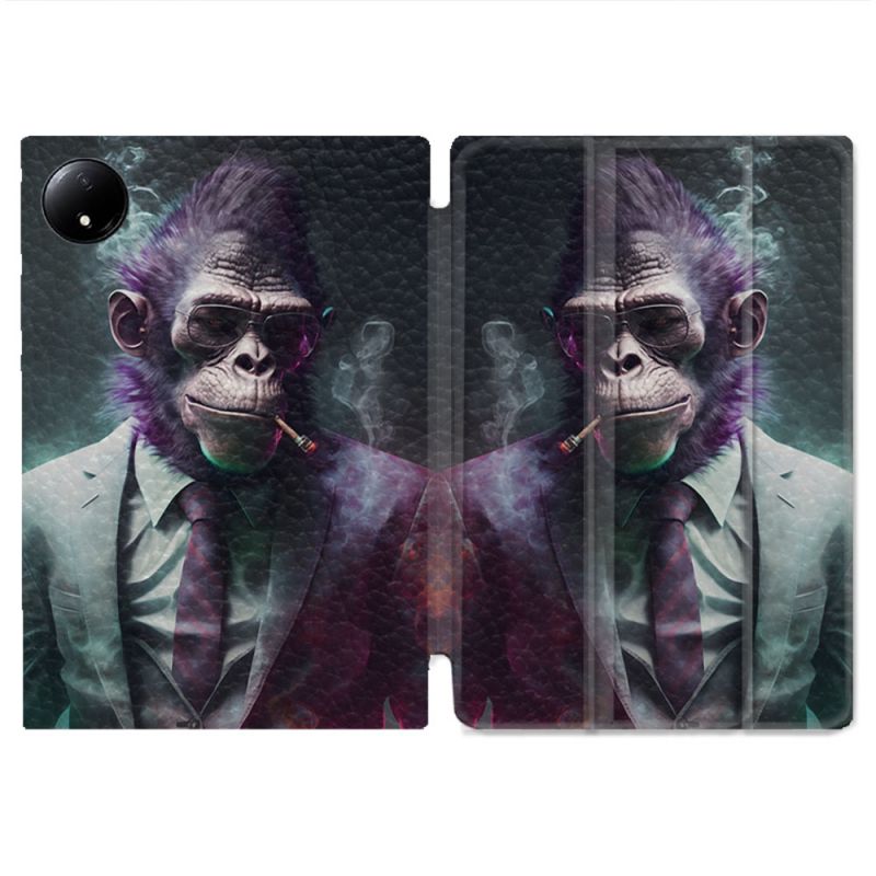 Coque Renforcée Pour Xiaomi Redmi Pad SE 8.7 Animal Singe Business