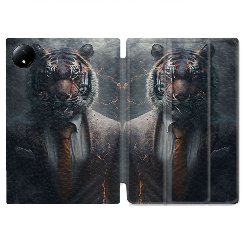 Coque Renforcée Pour Xiaomi Redmi Pad SE 8.7 Animal Tigre Business