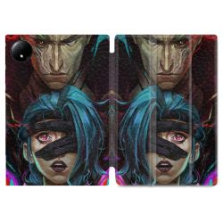 Coque Renforcée Pour Xiaomi Redmi Pad SE 8.7 Arcane Jinx Bleu