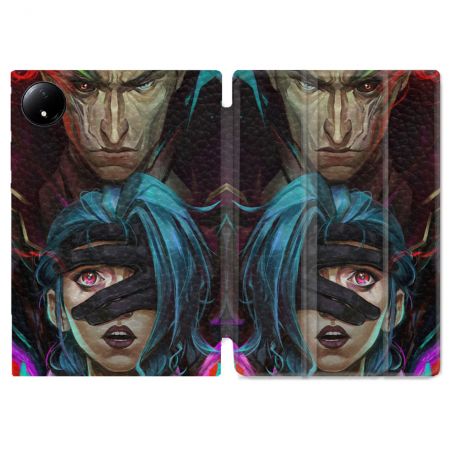 Coque Renforcée Pour Xiaomi Redmi Pad SE 8.7 Arcane Jinx Bleu