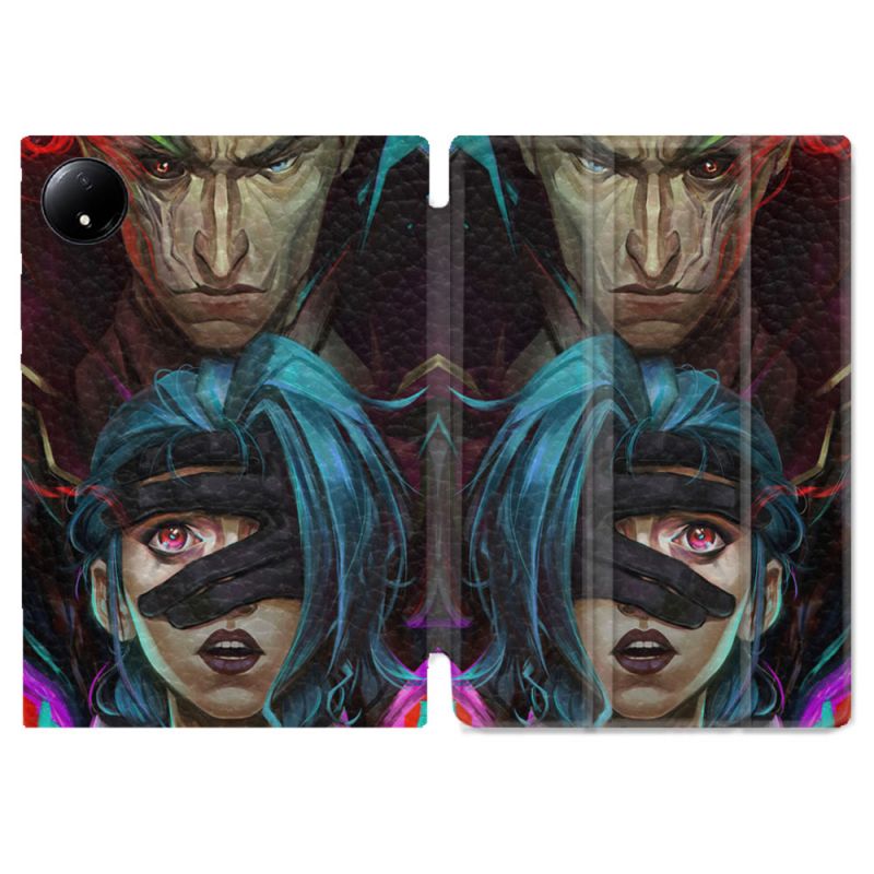 Coque Renforcée Pour Xiaomi Redmi Pad SE 8.7 Arcane Jinx Bleu