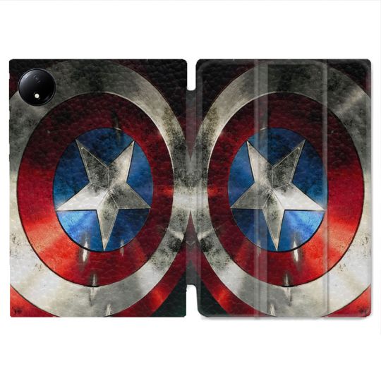 Coque Renforcée Pour Xiaomi Redmi Pad SE 8.7 Captain America Bouclier