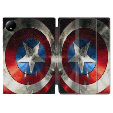 Coque Renforcée Pour Xiaomi Redmi Pad SE 8.7 Captain America Bouclier