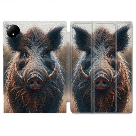 Coque Renforcée Pour Xiaomi Redmi Pad SE 8.7 Chasse Sanglier Attaque