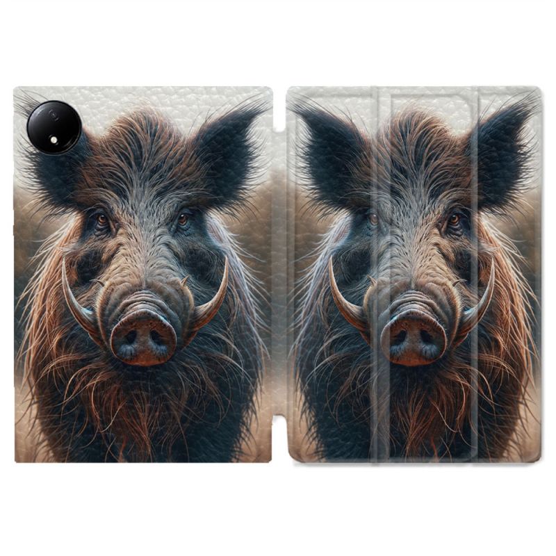 Coque Renforcée Pour Xiaomi Redmi Pad SE 8.7 Chasse Sanglier Attaque