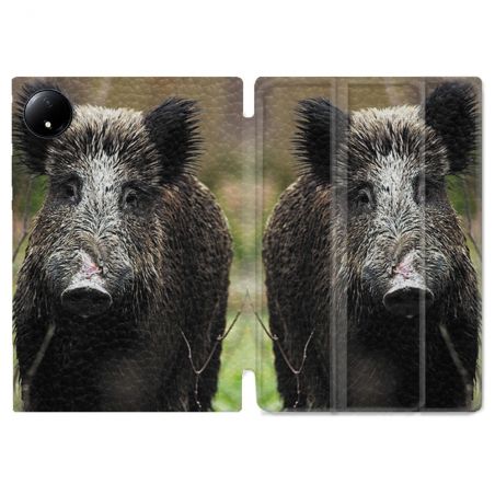 Coque Renforcée Pour Xiaomi Redmi Pad SE 8.7 Chasse Sanglier bois