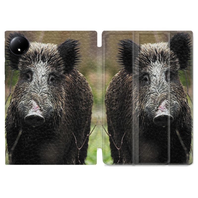 Coque Renforcée Pour Xiaomi Redmi Pad SE 8.7 Chasse Sanglier bois