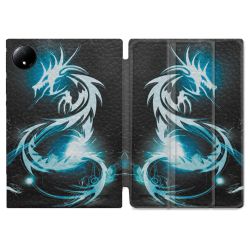 Coque Renforcée Pour Xiaomi Redmi Pad SE 8.7 Fantastique Dragon Bleu