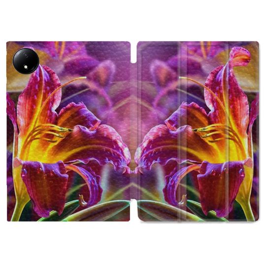 Coque Renforcée Pour Xiaomi Redmi Pad SE 8.7 Fleur Lys Color