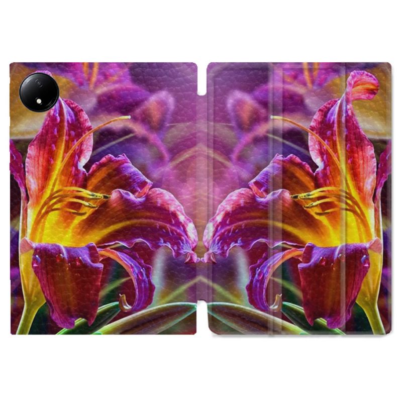 Coque Renforcée Pour Xiaomi Redmi Pad SE 8.7 Fleur Lys Color