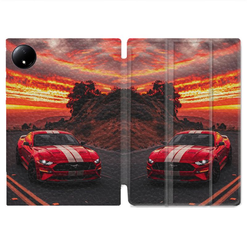 Coque Renforcée Pour Xiaomi Redmi Pad SE 8.7 Ford Mustang GT500 Rouge