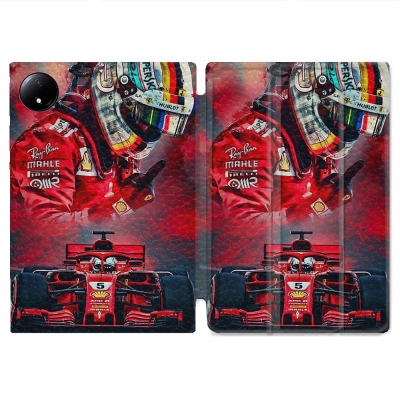 Coque Renforcée Pour Xiaomi Redmi Pad SE 8.7 Formule 1 F1 Ferrari