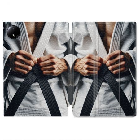 Coque Renforcée Pour Xiaomi Redmi Pad SE 8.7 Kimono Ceinture