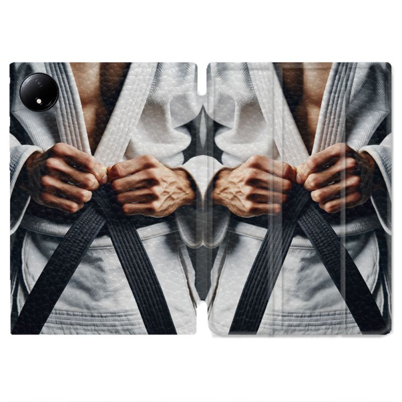 Coque Renforcée Pour Xiaomi Redmi Pad SE 8.7 Kimono Ceinture