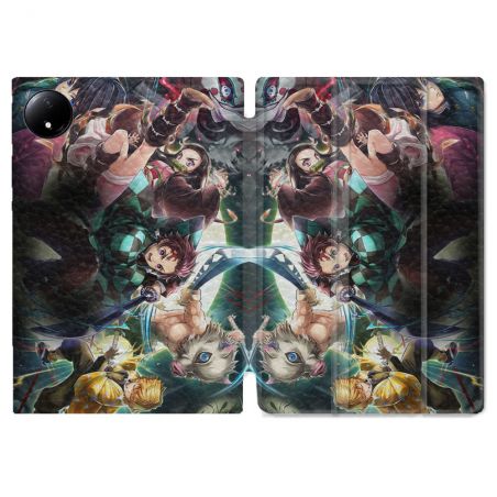 Coque Renforcée Pour Xiaomi Redmi Pad SE 8.7 Manga Demon Slayer Groupe
