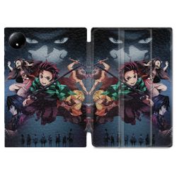 Coque Renforcée Pour Xiaomi Redmi Pad SE 8.7 Manga Demon Slayer Noir