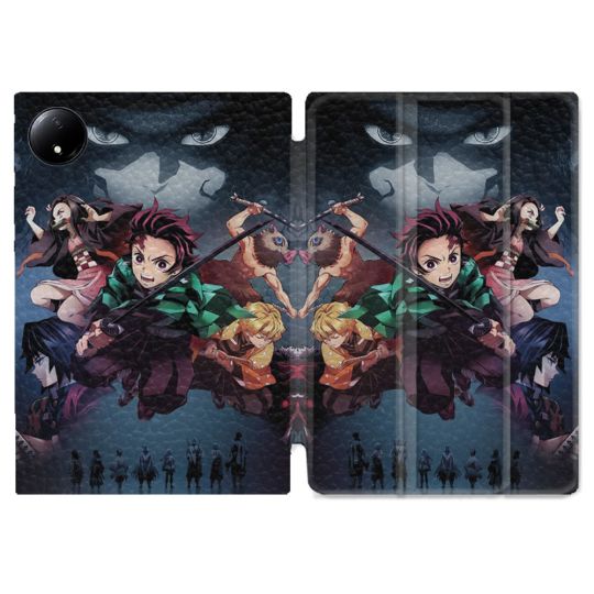 Coque Renforcée Pour Xiaomi Redmi Pad SE 8.7 Manga Demon Slayer Noir