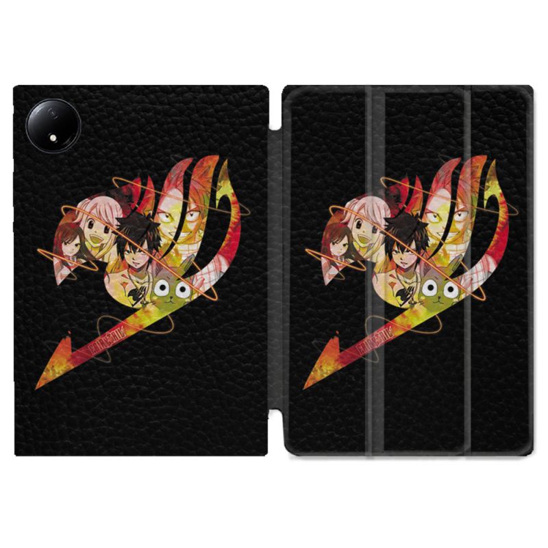 Coque Renforcée Pour Xiaomi Redmi Pad SE 8.7 Manga Fairy Tail Logo Noir