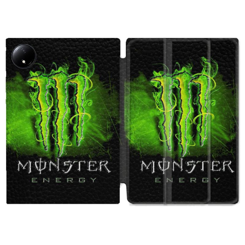Coque Renforcée Pour Xiaomi Redmi Pad SE 8.7 Monster Energy Vert