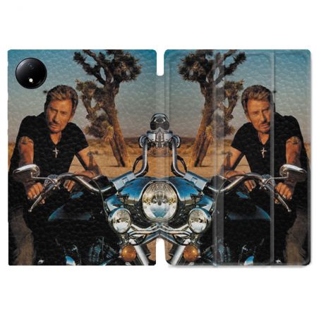 Coque Renforcée Pour Xiaomi Redmi Pad SE 8.7 Musique Johnny Hallyday Moto