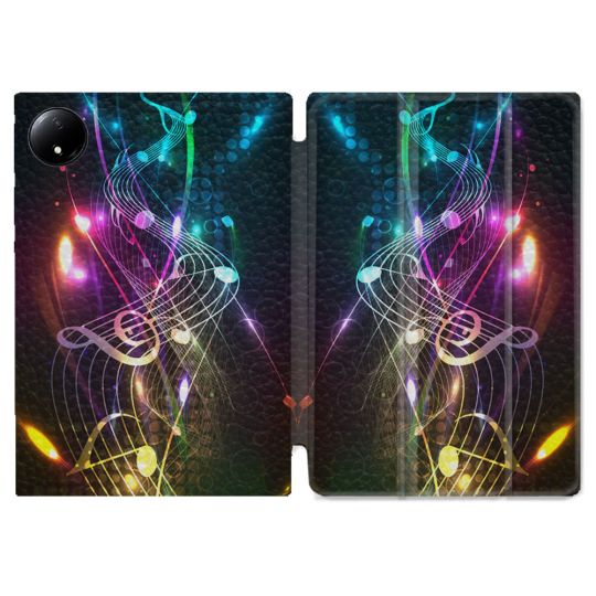 Coque Renforcée Pour Xiaomi Redmi Pad SE 8.7 Musique Partition Multicolore