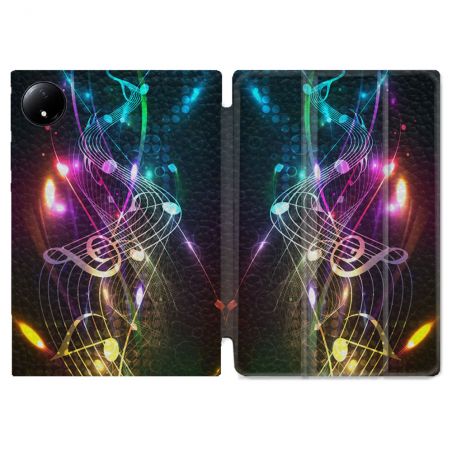 Coque Renforcée Pour Xiaomi Redmi Pad SE 8.7 Musique Partition Multicolore