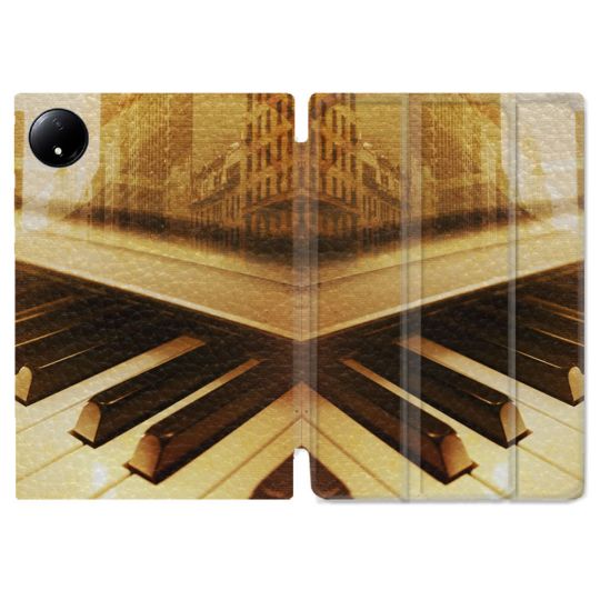 Coque Renforcée Pour Xiaomi Redmi Pad SE 8.7 Musique Piano Retro