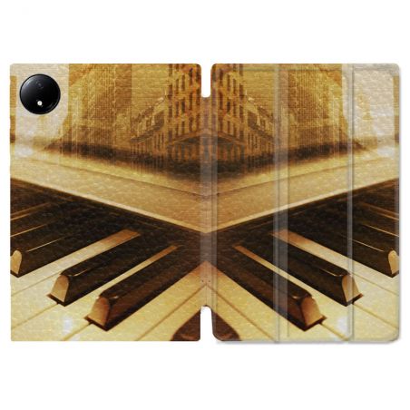 Coque Renforcée Pour Xiaomi Redmi Pad SE 8.7 Musique Piano Retro