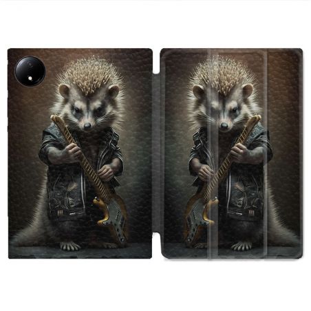 Coque Renforcée Pour Xiaomi Redmi Pad SE 8.7 Musique Rock Herisson