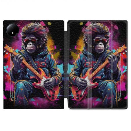 Coque Renforcée Pour Xiaomi Redmi Pad SE 8.7 Musique Rock Singe