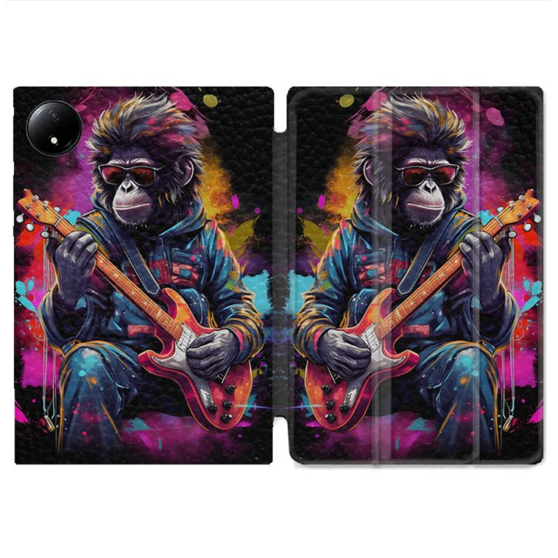 Coque Renforcée Pour Xiaomi Redmi Pad SE 8.7 Musique Rock Singe