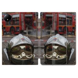 Coque Renforcée Pour Xiaomi Redmi Pad SE 8.7 Pompier Casque Camion