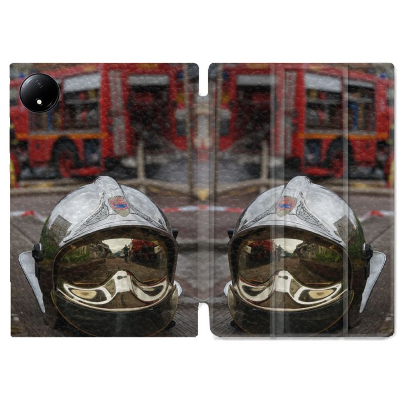Coque Renforcée Pour Xiaomi Redmi Pad SE 8.7 Pompier Casque Camion