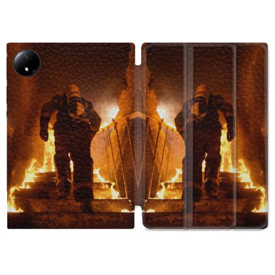 Coque Renforcée Pour Xiaomi Redmi Pad SE 8.7 Pompier Escalier