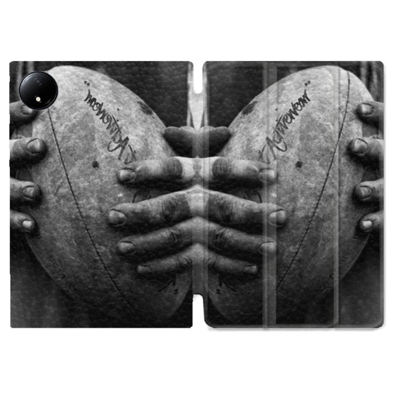 Coque Renforcée Pour Xiaomi Redmi Pad SE 8.7 Sport Rugby Ballon Vintage
