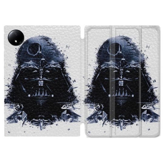 Coque Renforcée Pour Xiaomi Redmi Pad SE 8.7 Star Wars - Dark Vador Blanc