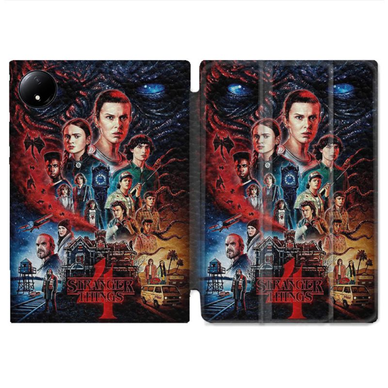 Coque Renforcée Pour Xiaomi Redmi Pad SE 8.7 Stranger Things Affiche 4