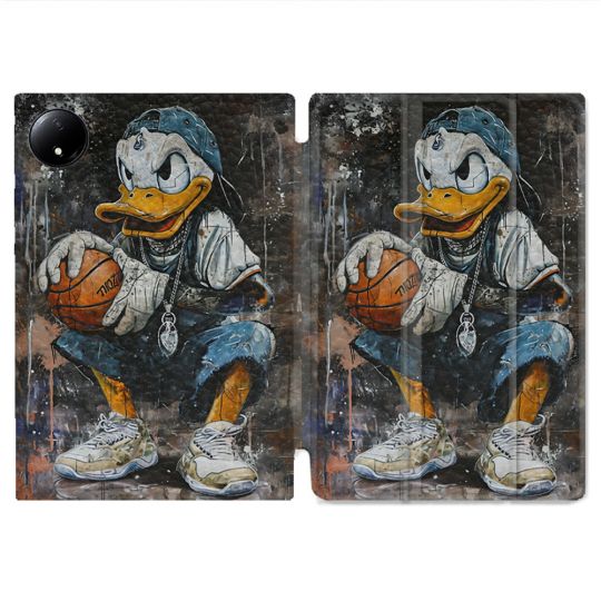 Coque Renforcée Pour Xiaomi Redmi Pad SE 8.7 Street Art Donald Duck
