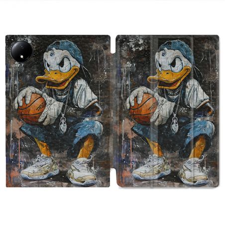 Coque Renforcée Pour Xiaomi Redmi Pad SE 8.7 Street Art Donald Duck