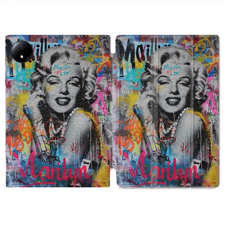 Coque Renforcée Pour Xiaomi Redmi Pad SE 8.7 Street Art Maryline Monroe