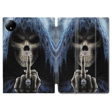 Coque Renforcée Pour Xiaomi Redmi Pad SE 8.7 Tete de Mort Doigt
