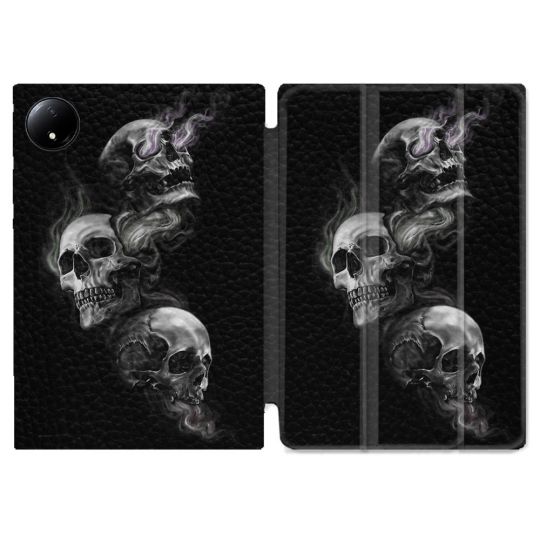 Coque Renforcée Pour Xiaomi Redmi Pad SE 8.7 Tete de Mort Triple